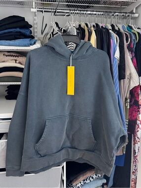 Washed out Jumbo Hoodie Sweater